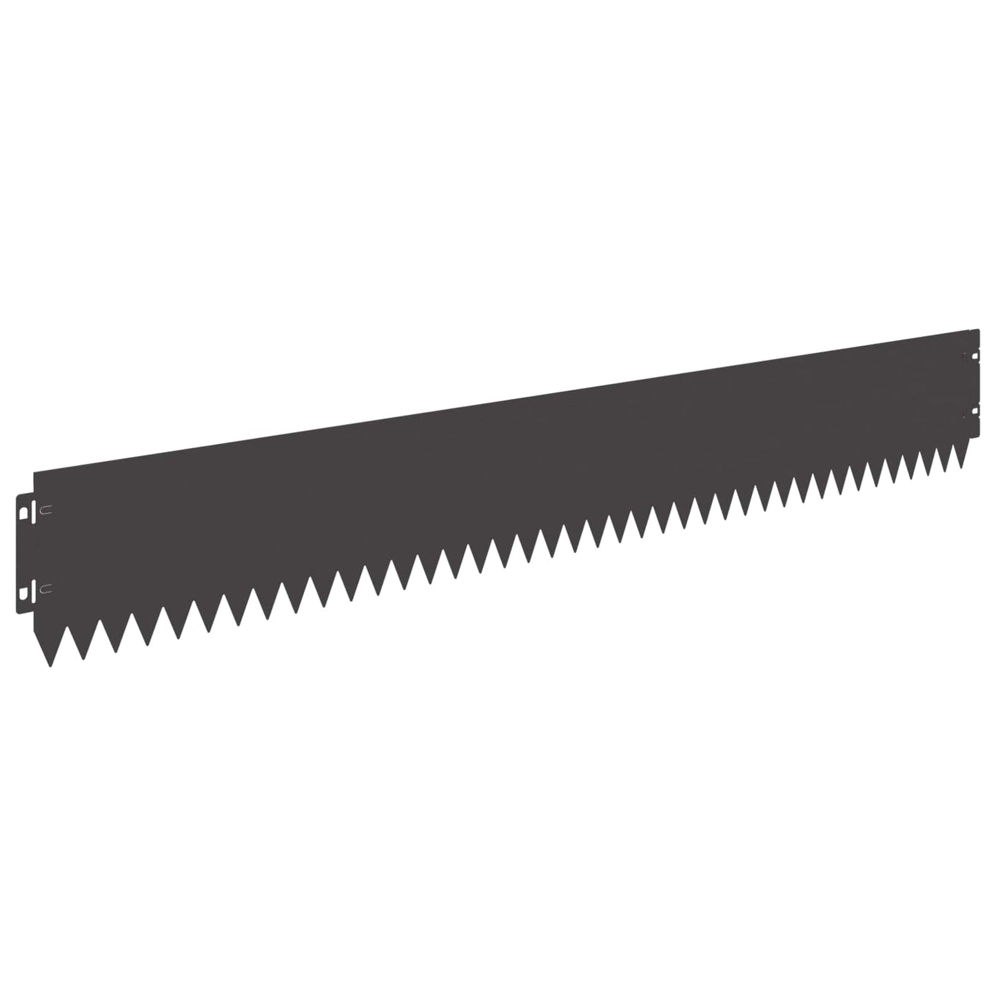 Plænekant 30 pcs 103 x 15 cm Stål Sort