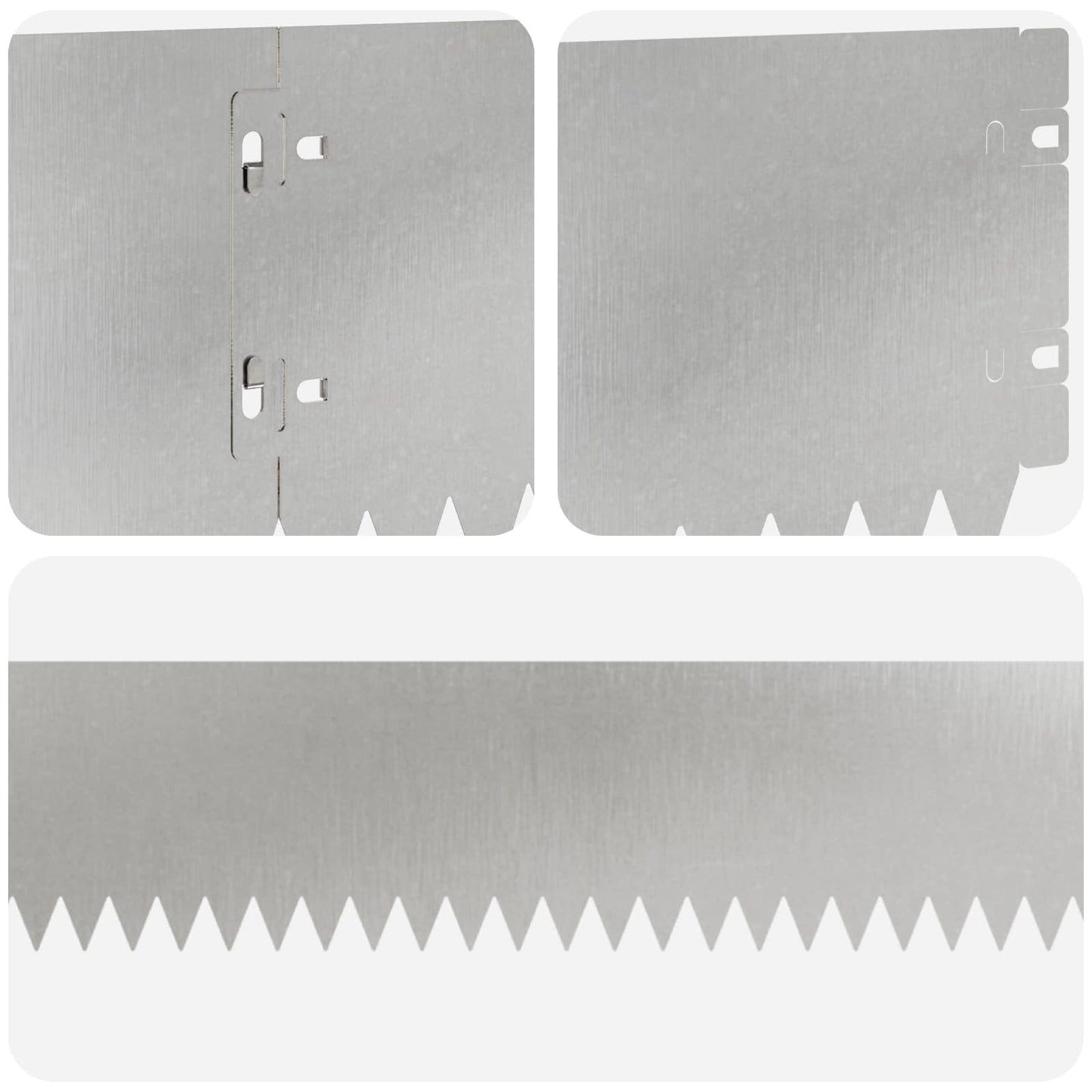 Plænekant 20 pcs 103 x 15 cm Stål Sølv