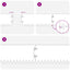 Plænekant 30 pcs 103 x 15 cm Stål Sølv