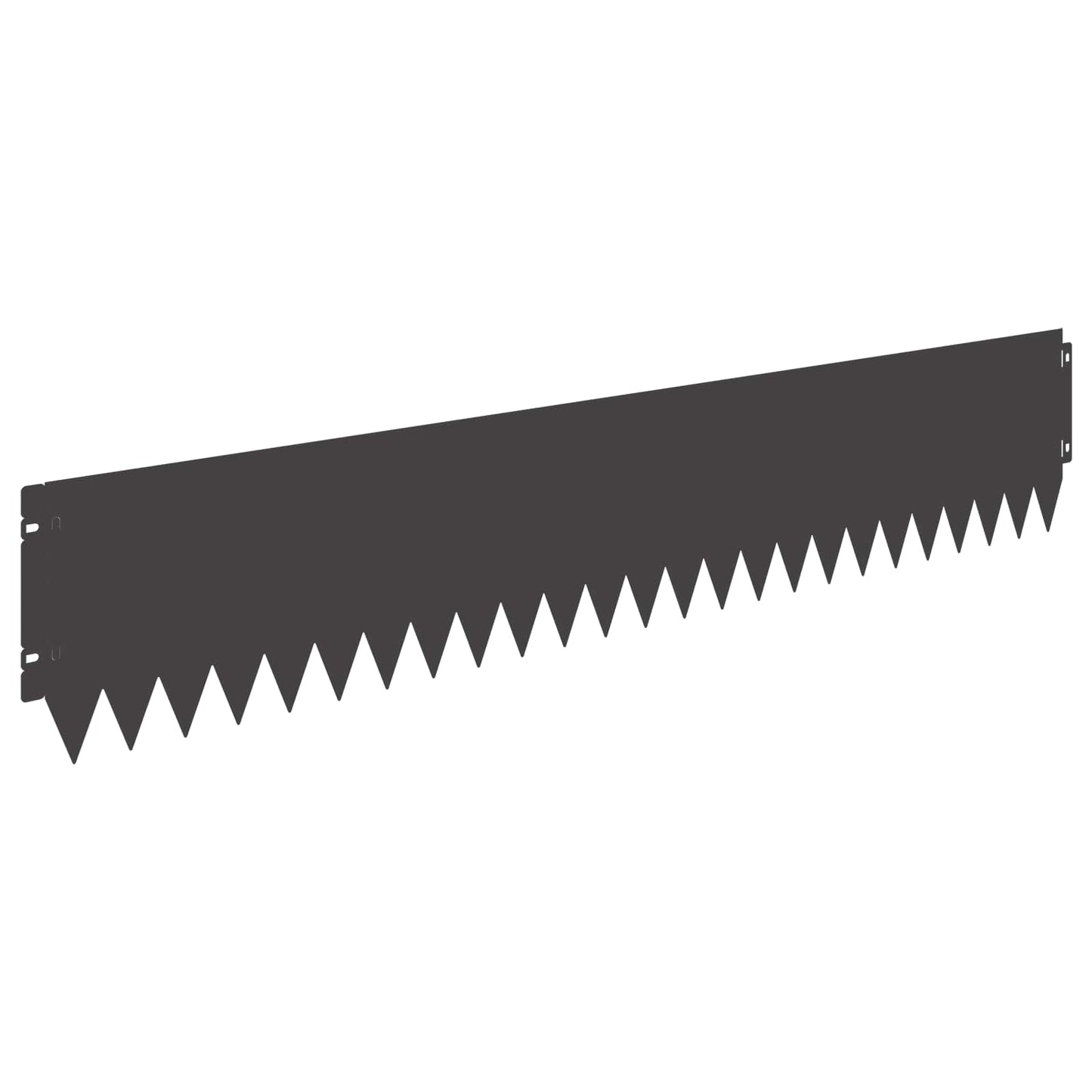Plænekant 30 pcs 103 x 20 cm Stål Sort