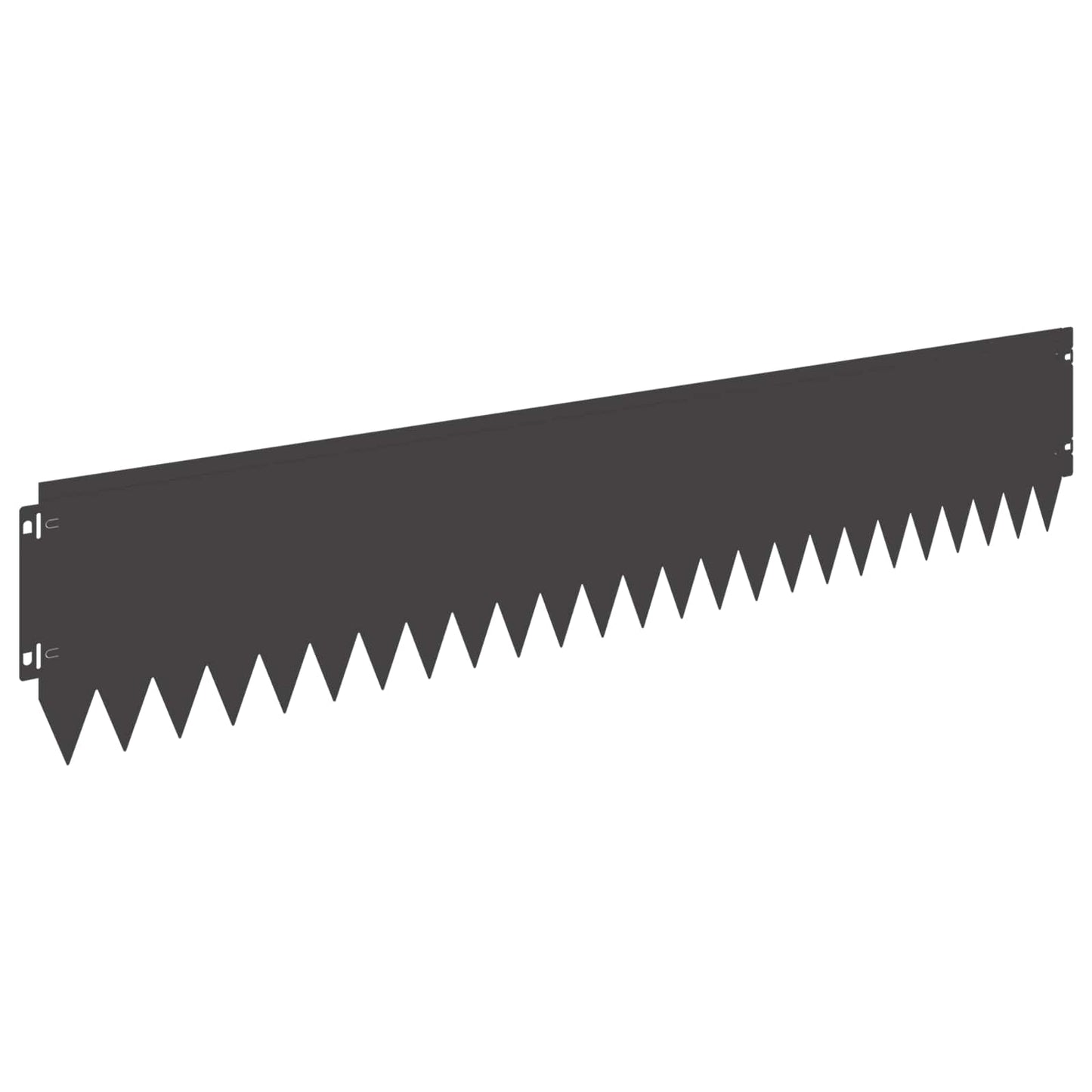 Plænekant 30 pcs 103 x 20 cm Stål Sort