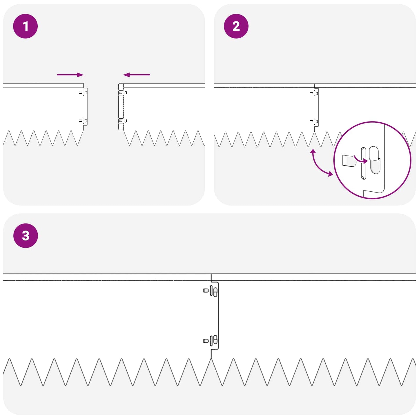 Plænekant 10 pcs 103 x 20 cm Stål Hvid