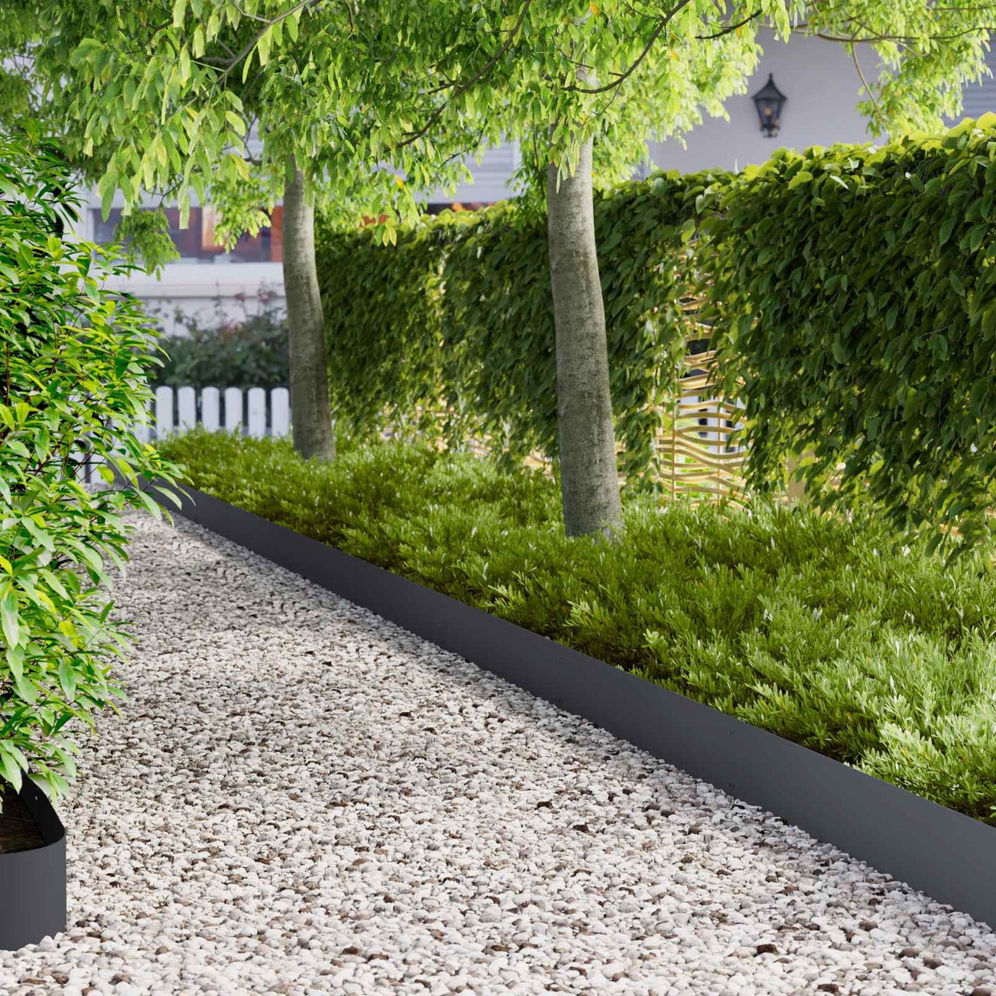 Plænekant 10 pcs 103 x 20 cm Stål Antracit