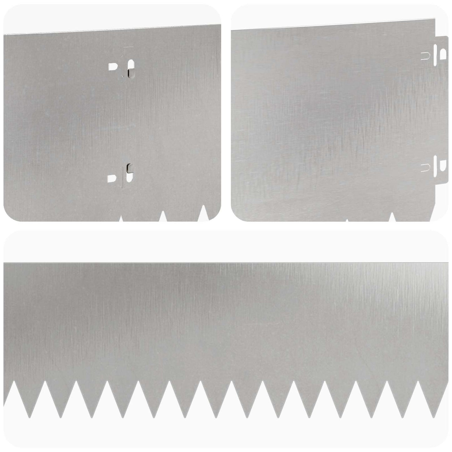 Plænekant 20 pcs 103 x 20 cm Stål Sølv