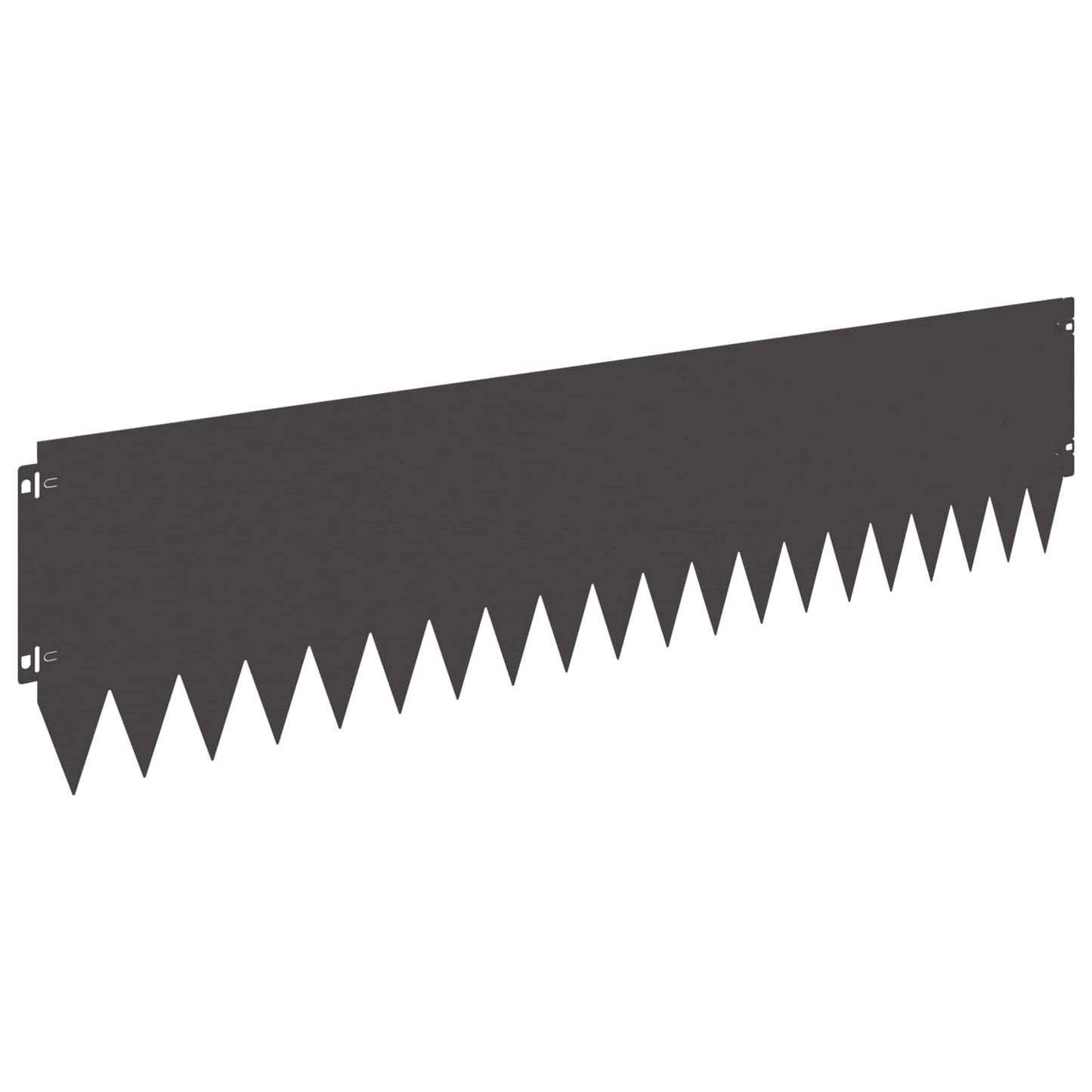 Plænekant 10 pcs 103 x 25 cm Stål Sort