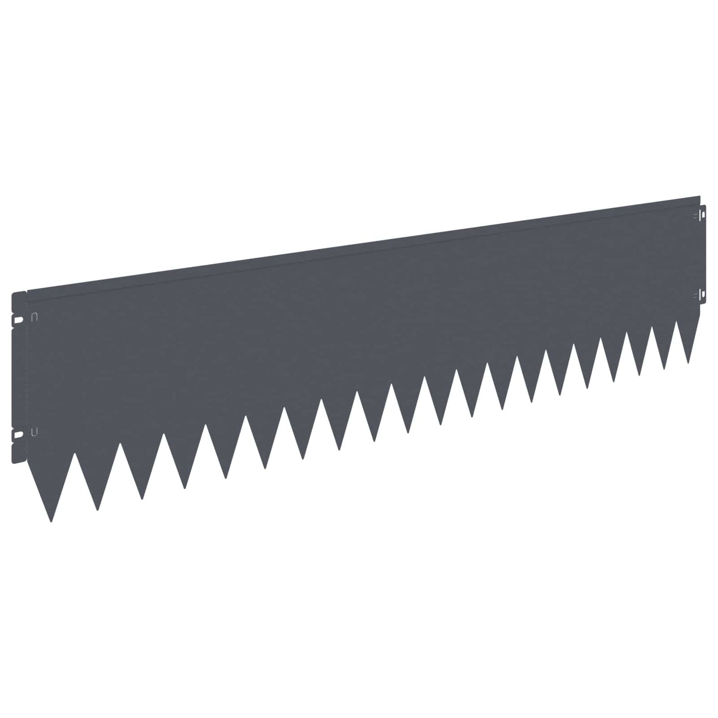 Plænekant 10 pcs 103 x 25 cm Stål Antracit