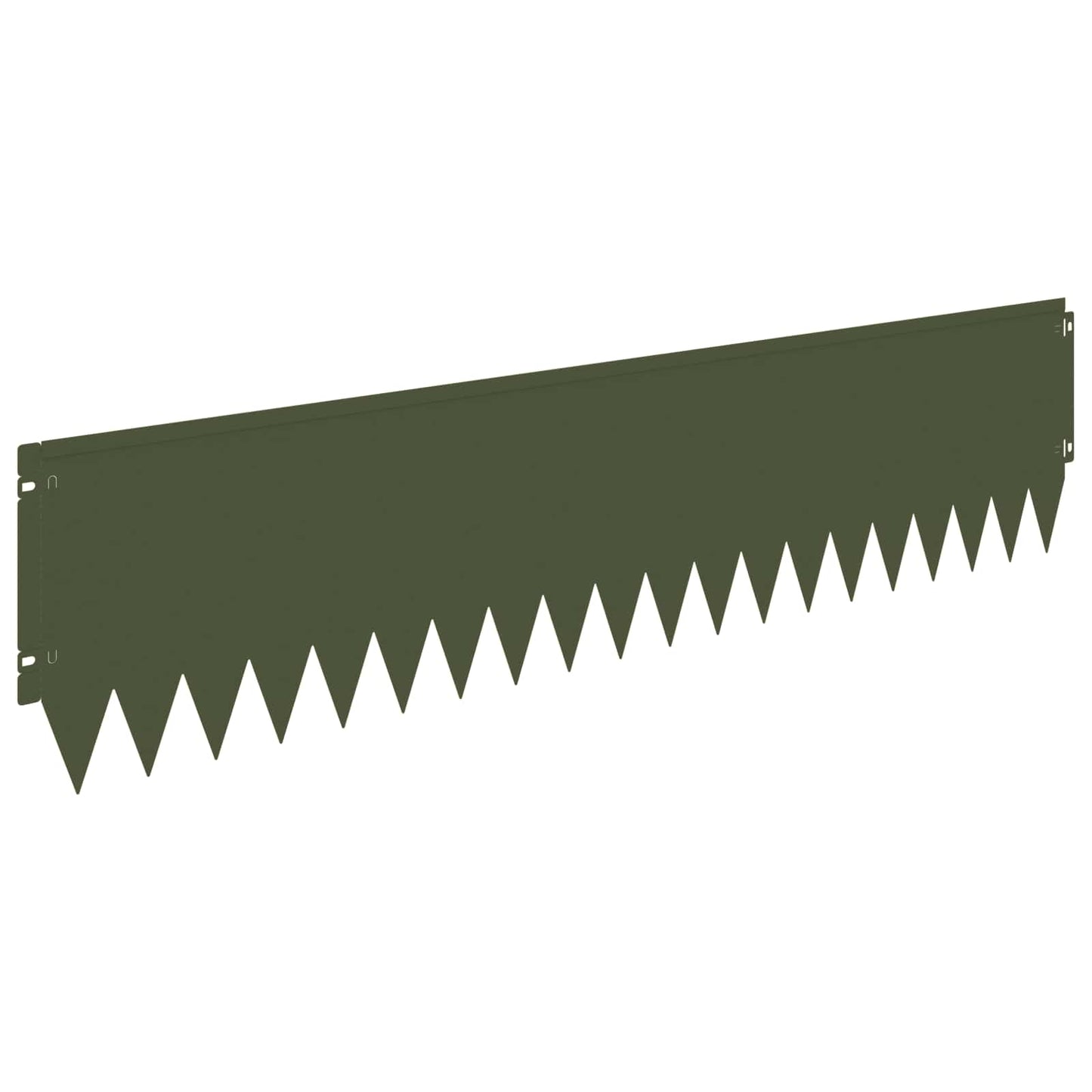 Plænekant 20 pcs 103 x 25 cm Stål Olivengrøn