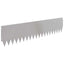 Plænekant 20 pcs 103 x 25 cm Stål Sølv