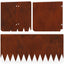 Plænekant 20 pcs 103 x 25 cm Stål Rusten