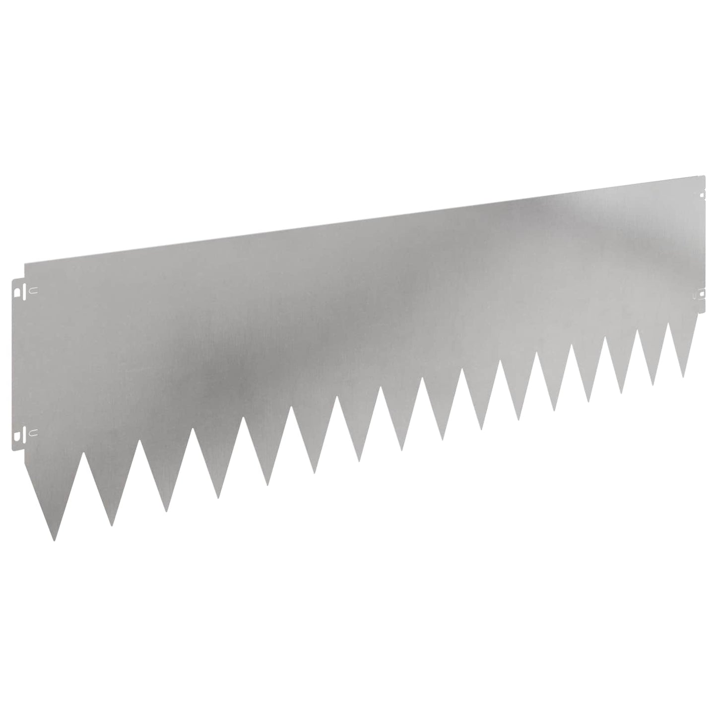 Plænekant 10 pcs 103 x 30 cm Stål Sølv