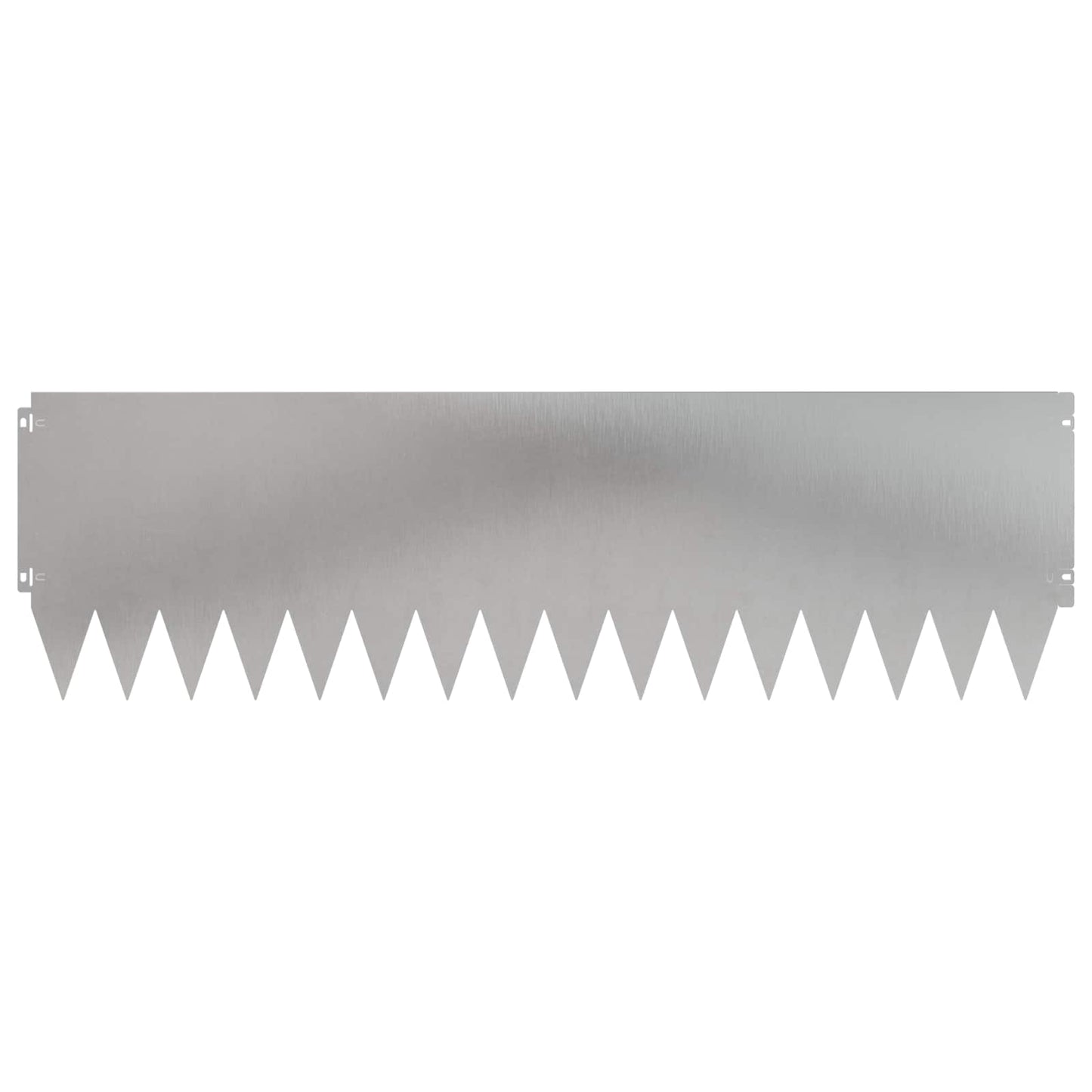 Plænekant 10 pcs 103 x 30 cm Stål Sølv