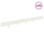 Plænekant 30 pcs 100 x 12 cm Stål Hvid