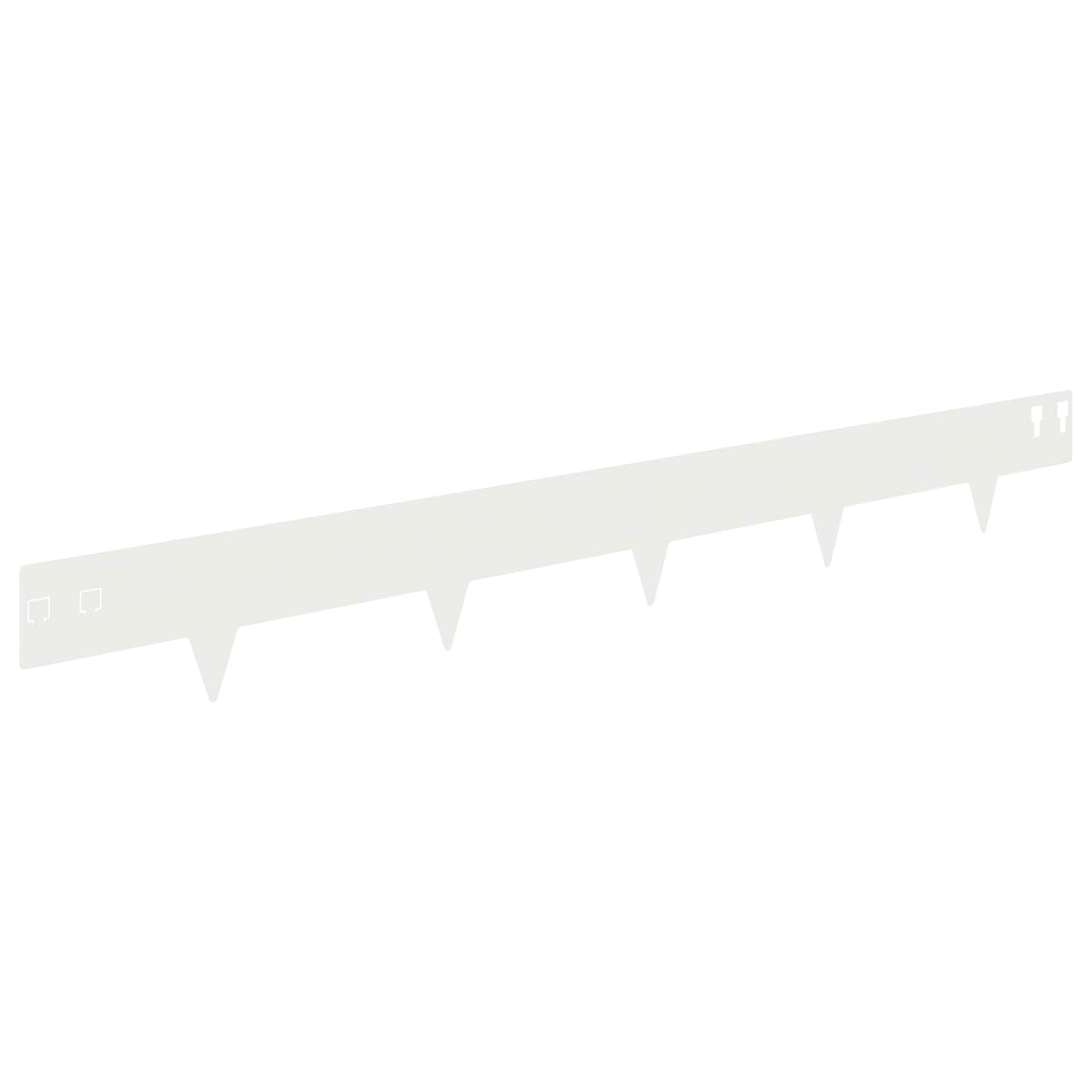 Plænekant 50 pcs 100 x 12 cm Stål Hvid