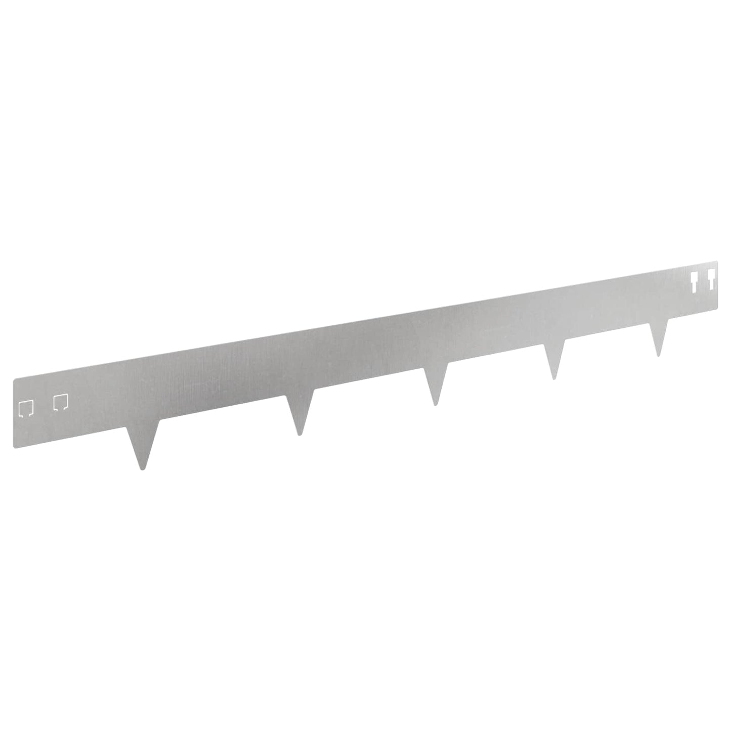 Plænekant 50 pcs 100 x 12 cm Stål Sølv