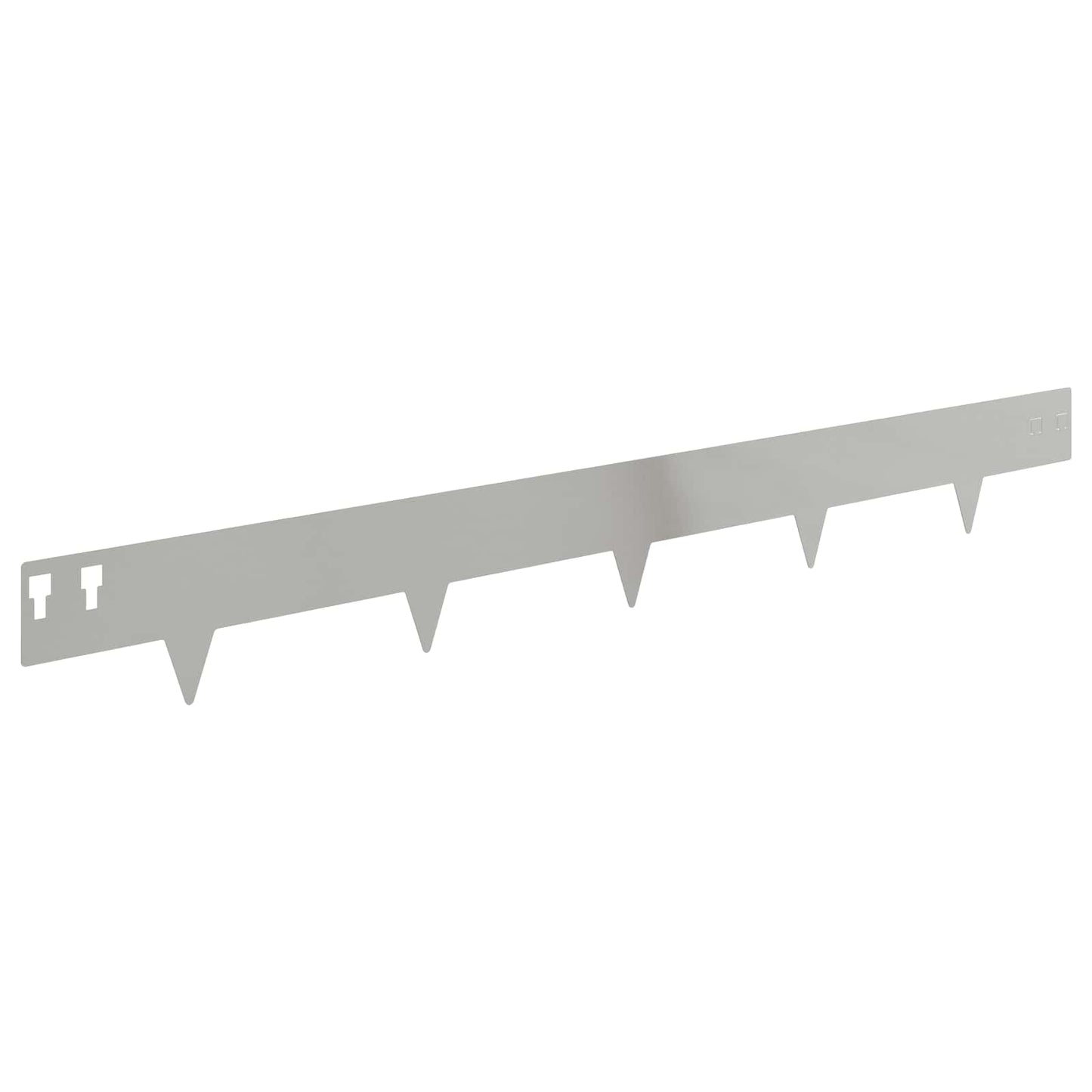 Plænekant 30 pcs 100 x 12 cm Stål Sølv