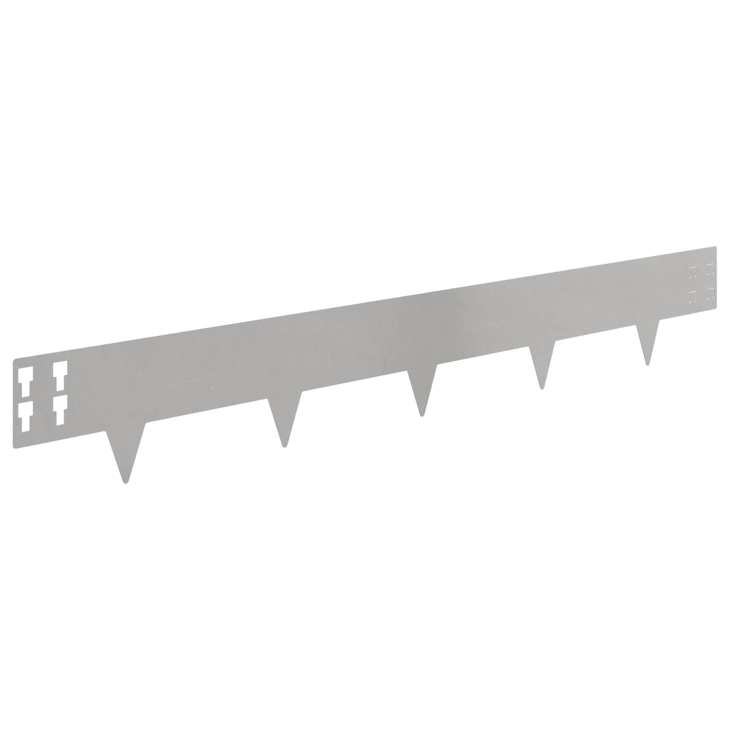 Plænekant 50 pcs 100 x 15 cm Stål Sølv