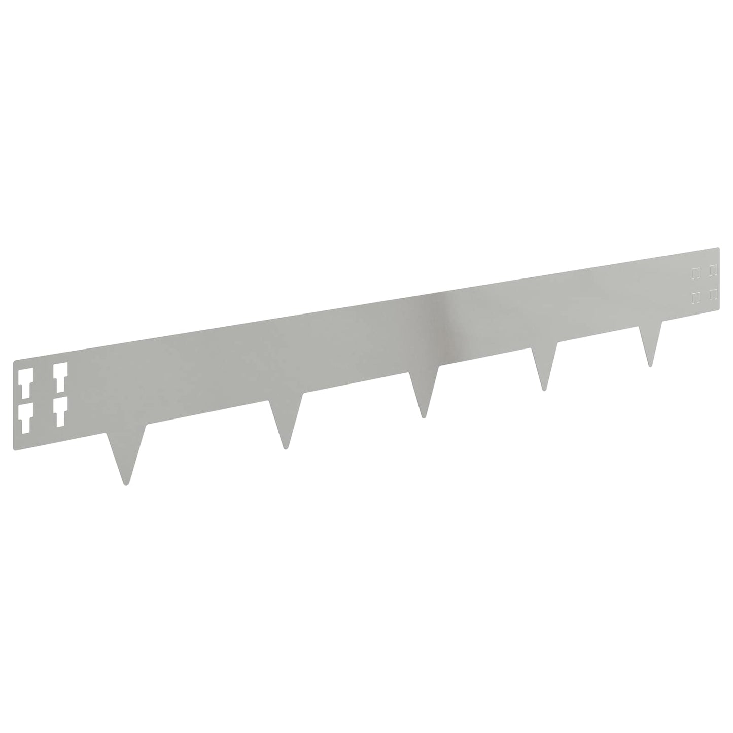 Plænekant 50 pcs 100 x 15 cm Stål Sølv