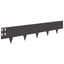 Plænekant 20 pcs 100 x 20 cm Stål Sort