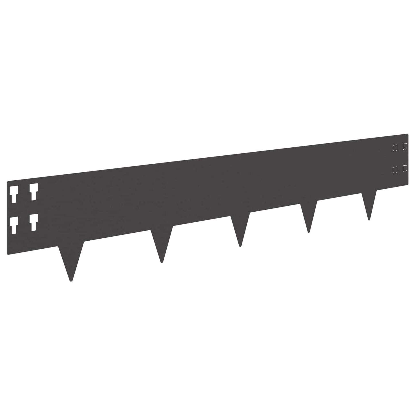 Plænekant 30 pcs 100 x 20 cm Stål Sort