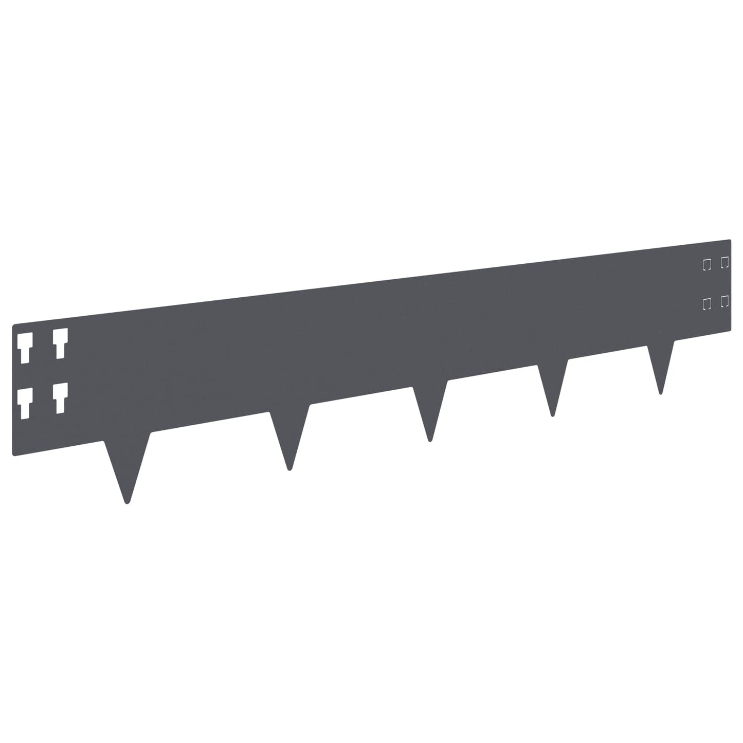 Plænekant 30 pcs 100 x 20 cm Stål Antracit