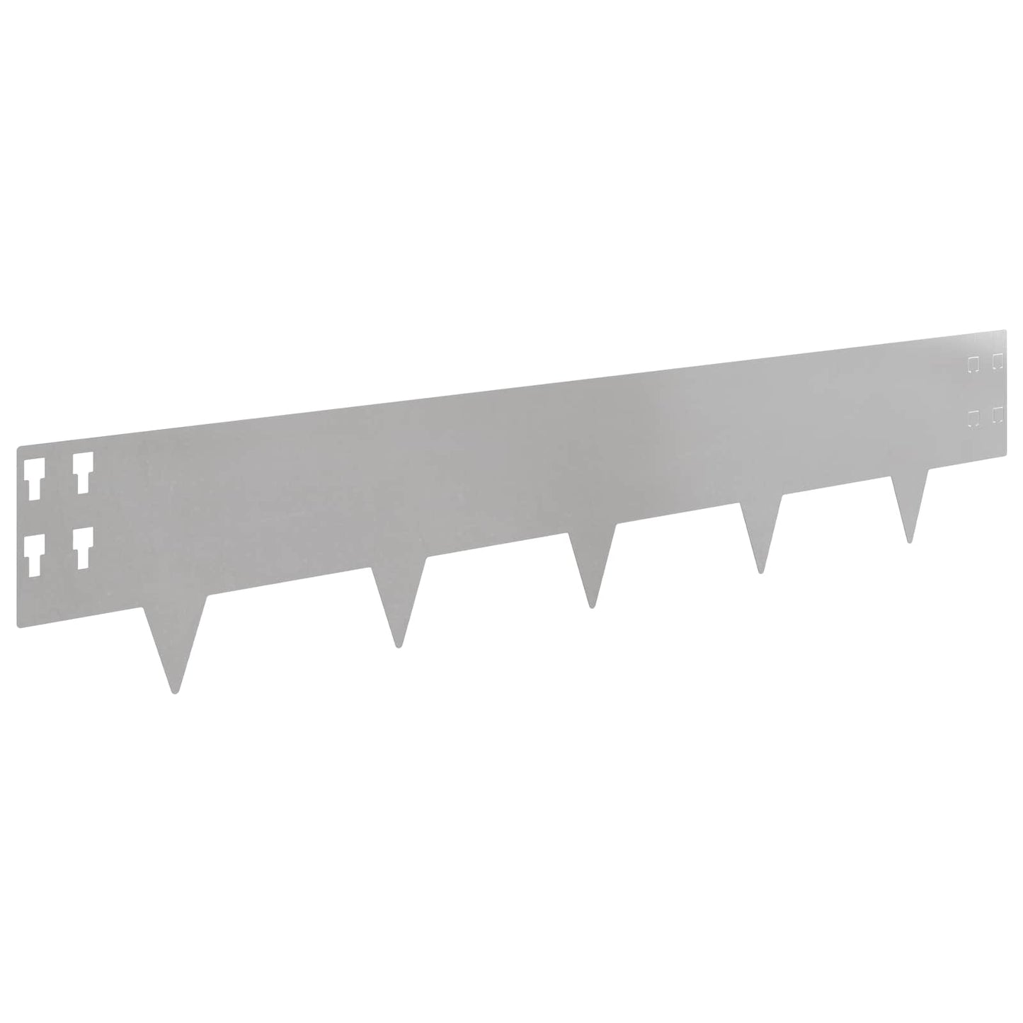 Plænekant 30 pcs 100 x 20 cm Stål Sølv