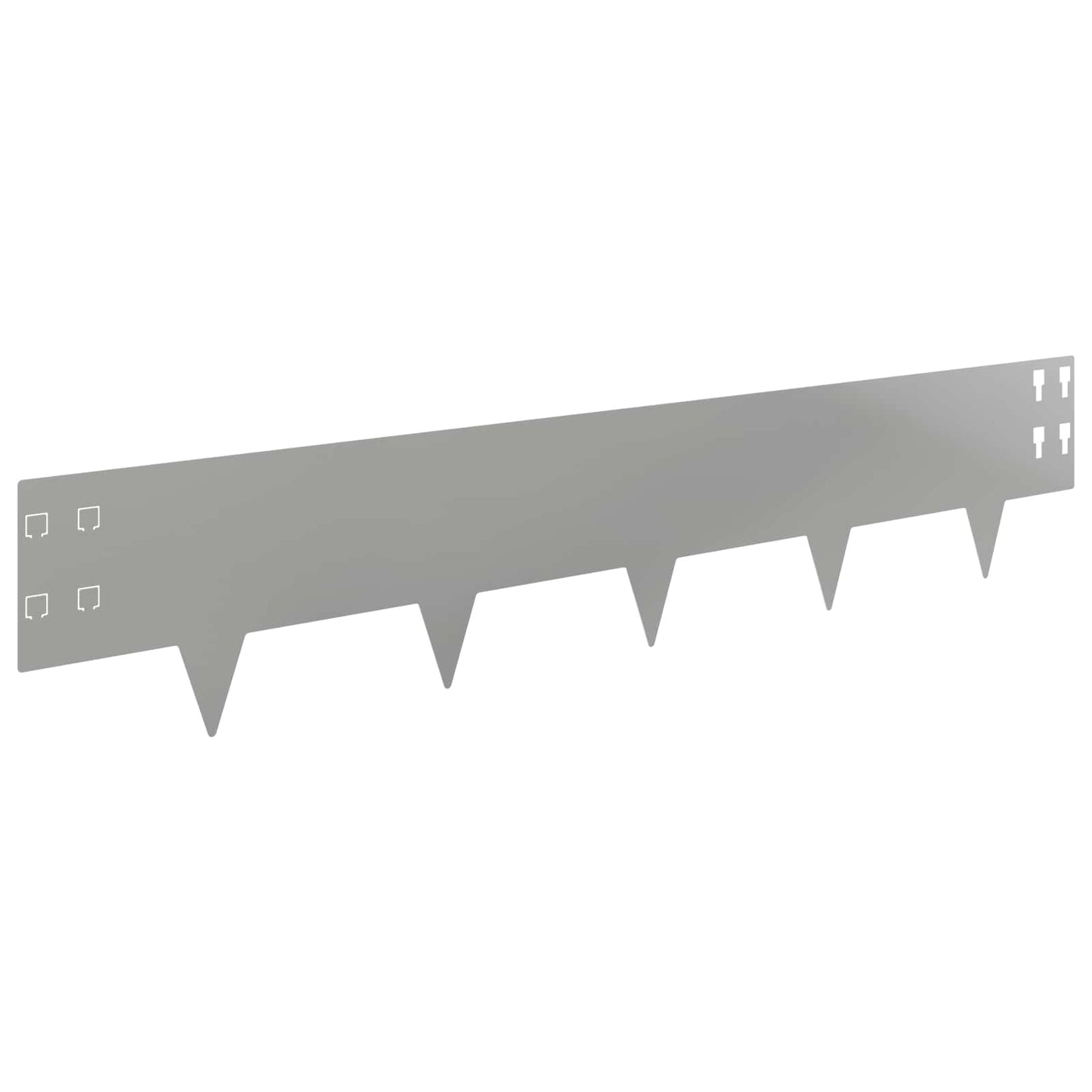 Plænekant 50 pcs 100 x 20 cm Stål Sølv