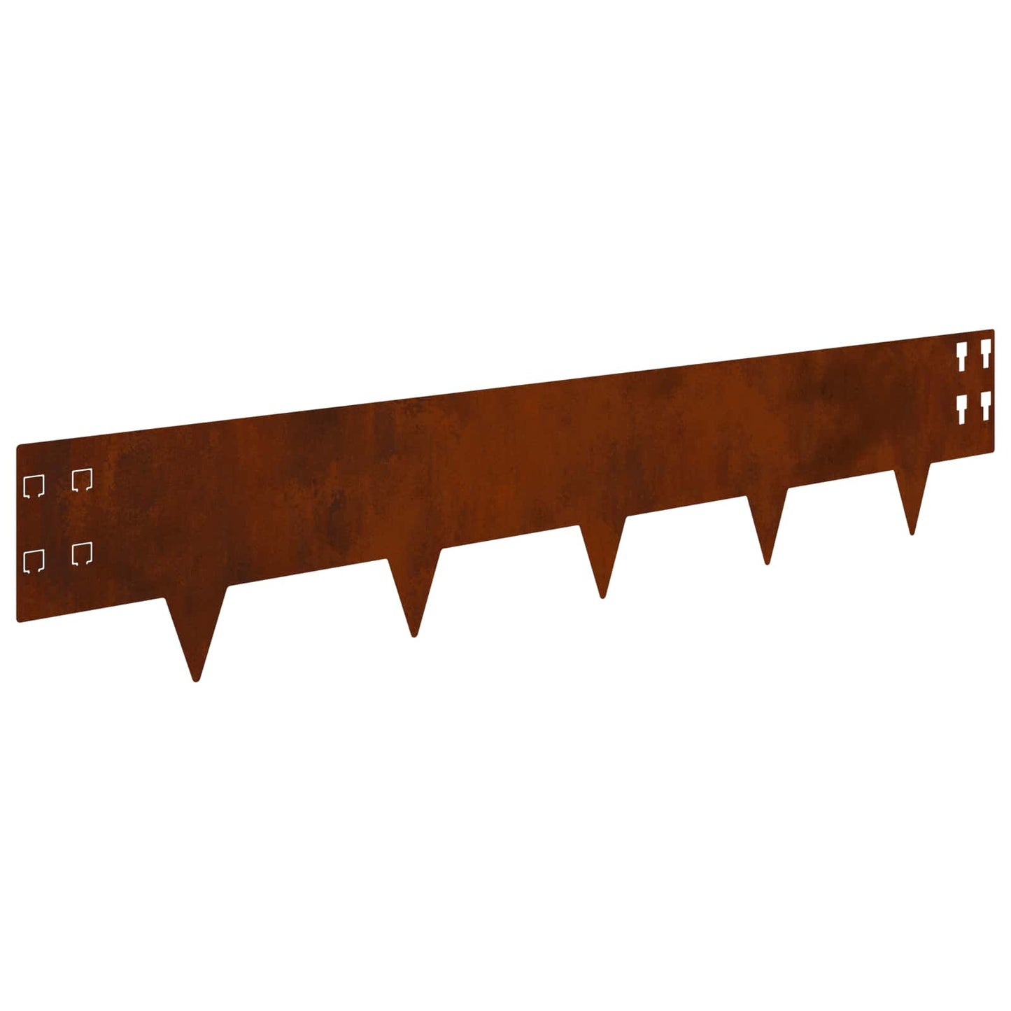 Plænekant 30 pcs 100 x 20 cm Stål Rusten