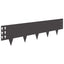 Plænekant 30 pcs 100 x 25 cm Stål Sort