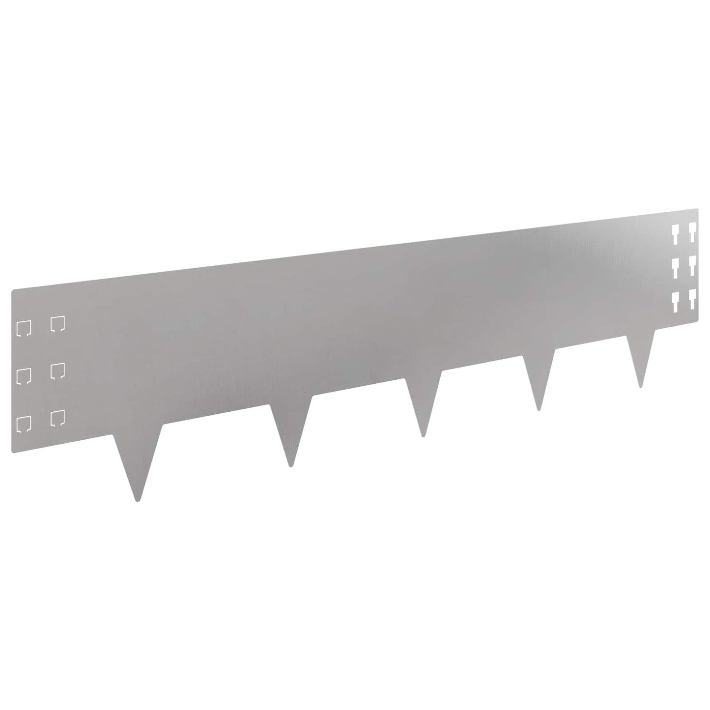 Plænekant 30 pcs 100 x 25 cm Stål Sølv