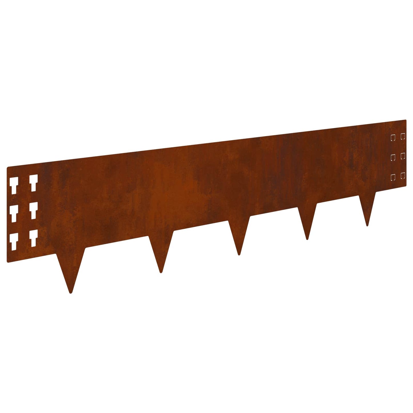Plænekant 30 pcs 100 x 25 cm Stål Rusten