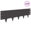 Plænekant 30 pcs 100 x 30 cm Stål Sort
