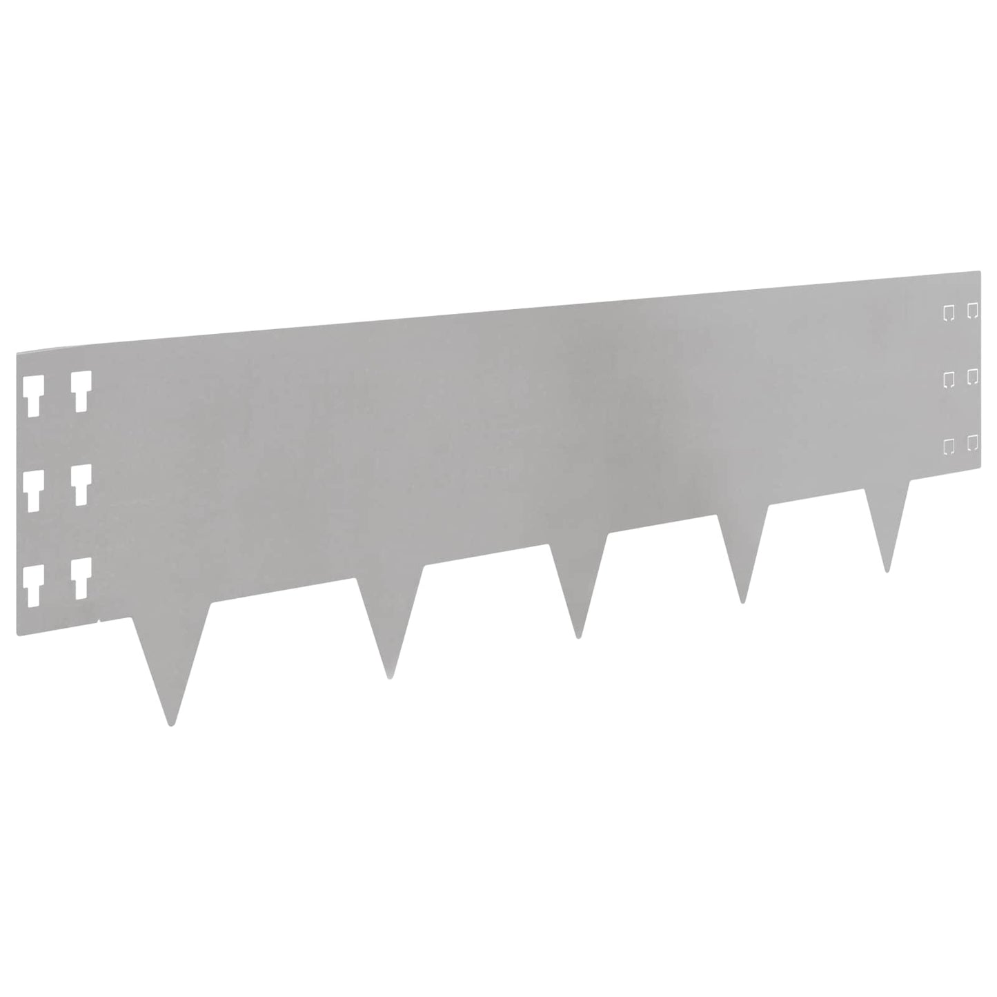 Plænekant 10 pcs 100 x 30 cm Stål Sølv