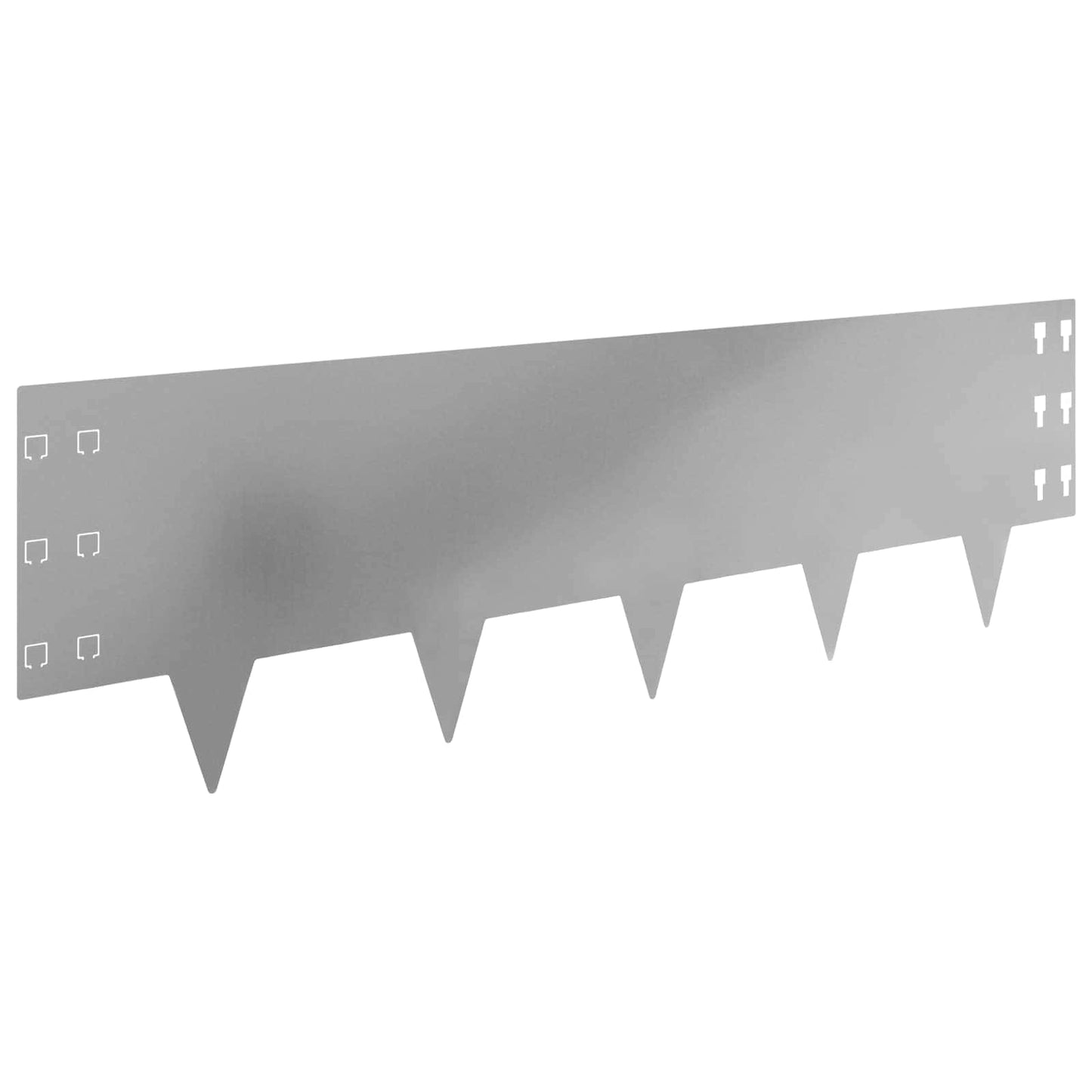 Plænekant 30 pcs 100 x 30 cm Stål Sølv