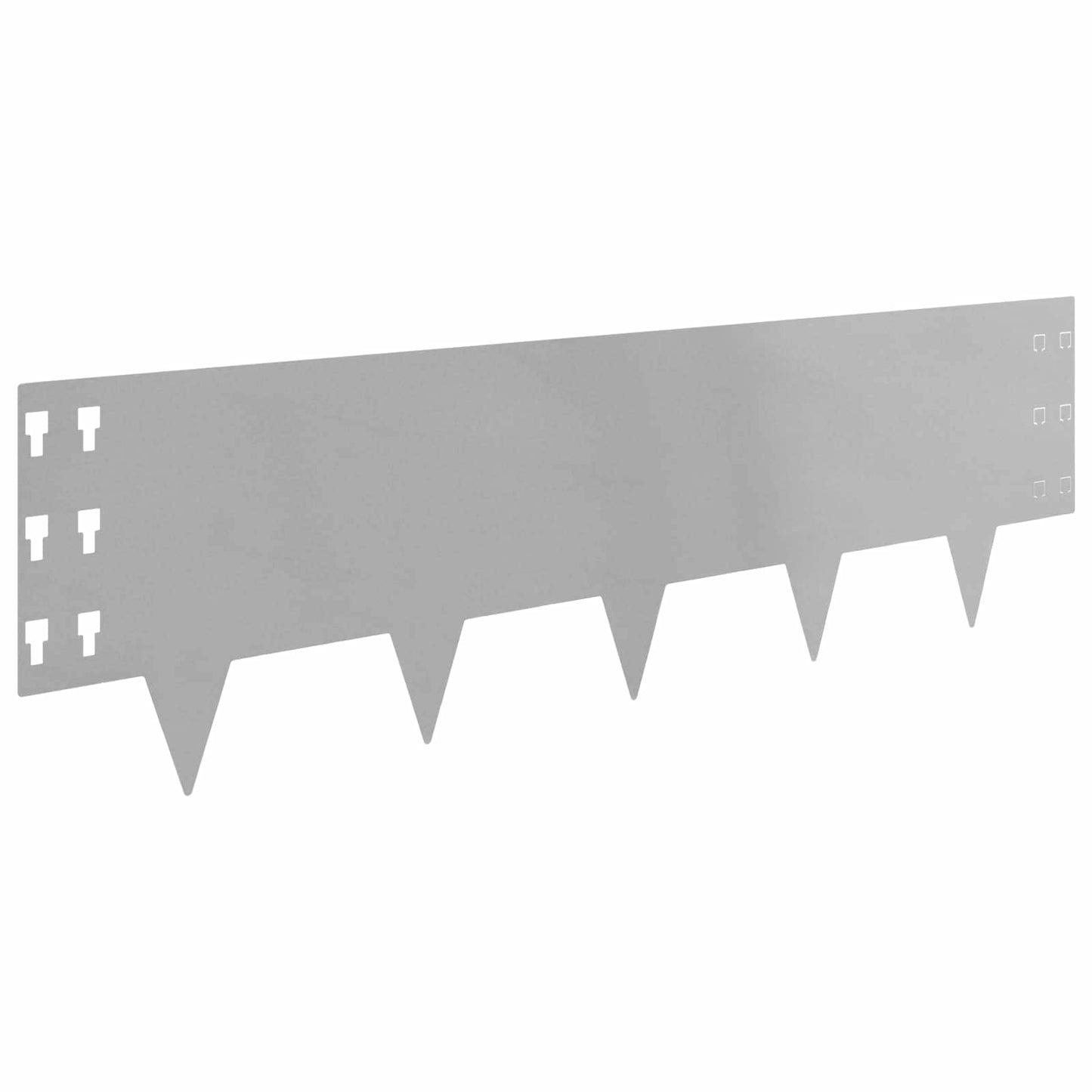 Plænekant 30 pcs 100 x 30 cm Stål Sølv