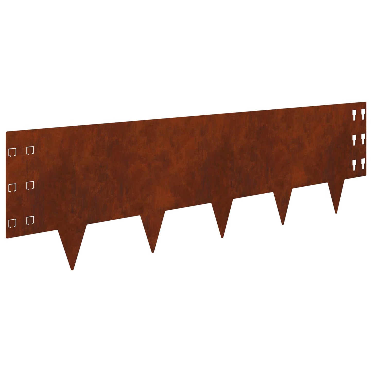 Plænekant 10 pcs 100 x 30 cm Stål Rusten