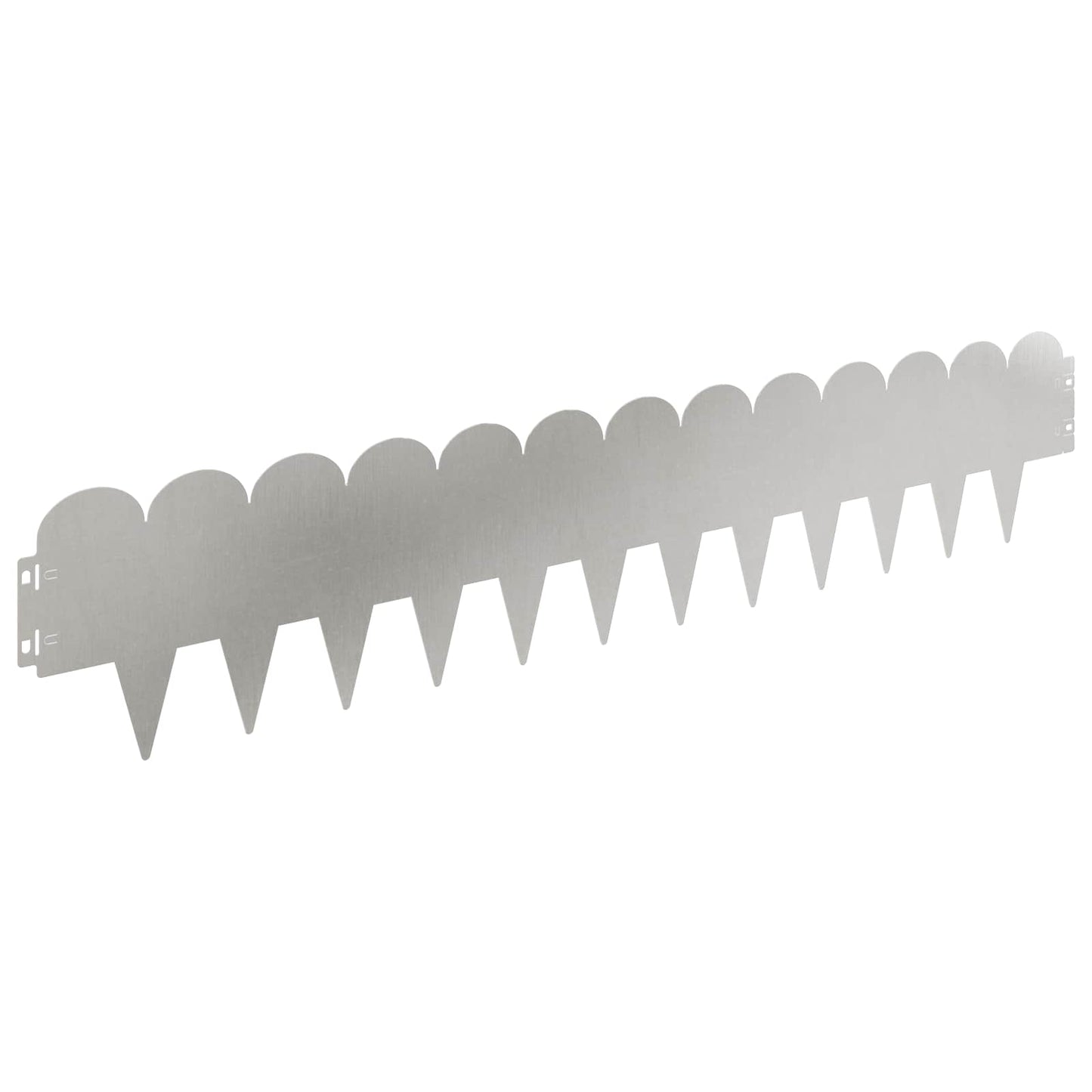 Plænekant 30 pcs 103 x 20 cm Stål Sølv