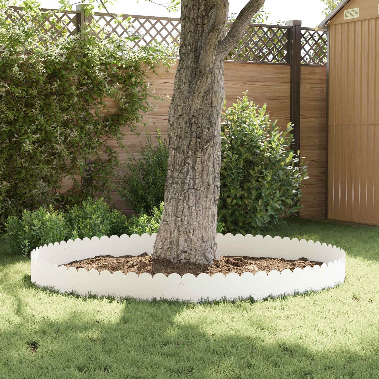 Plænekant 30 pcs 103 x 25 cm Stål Hvid