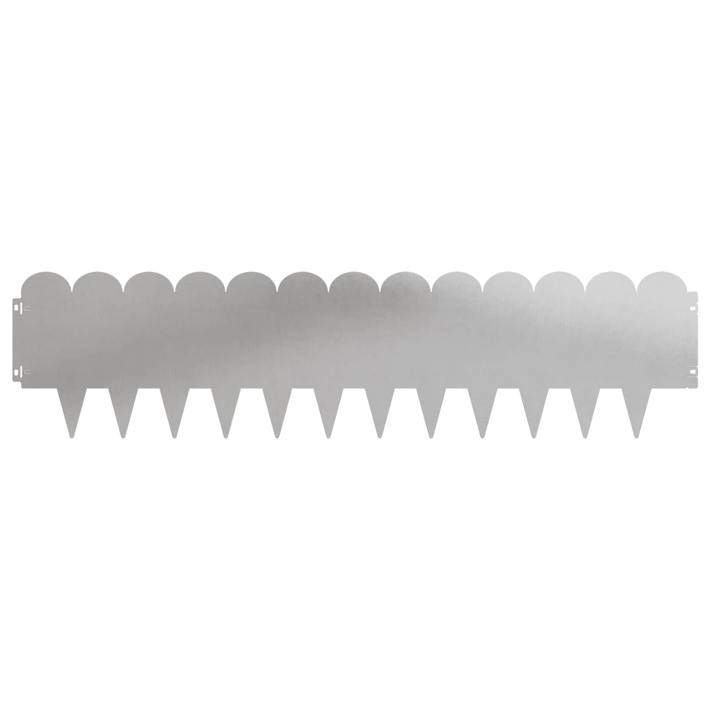 Plænekant 20 pcs 103 x 25 cm Stål Sølv