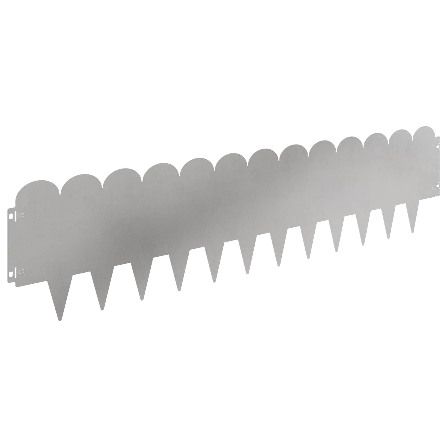 Plænekant 30 pcs 103 x 25 cm Stål Sølv