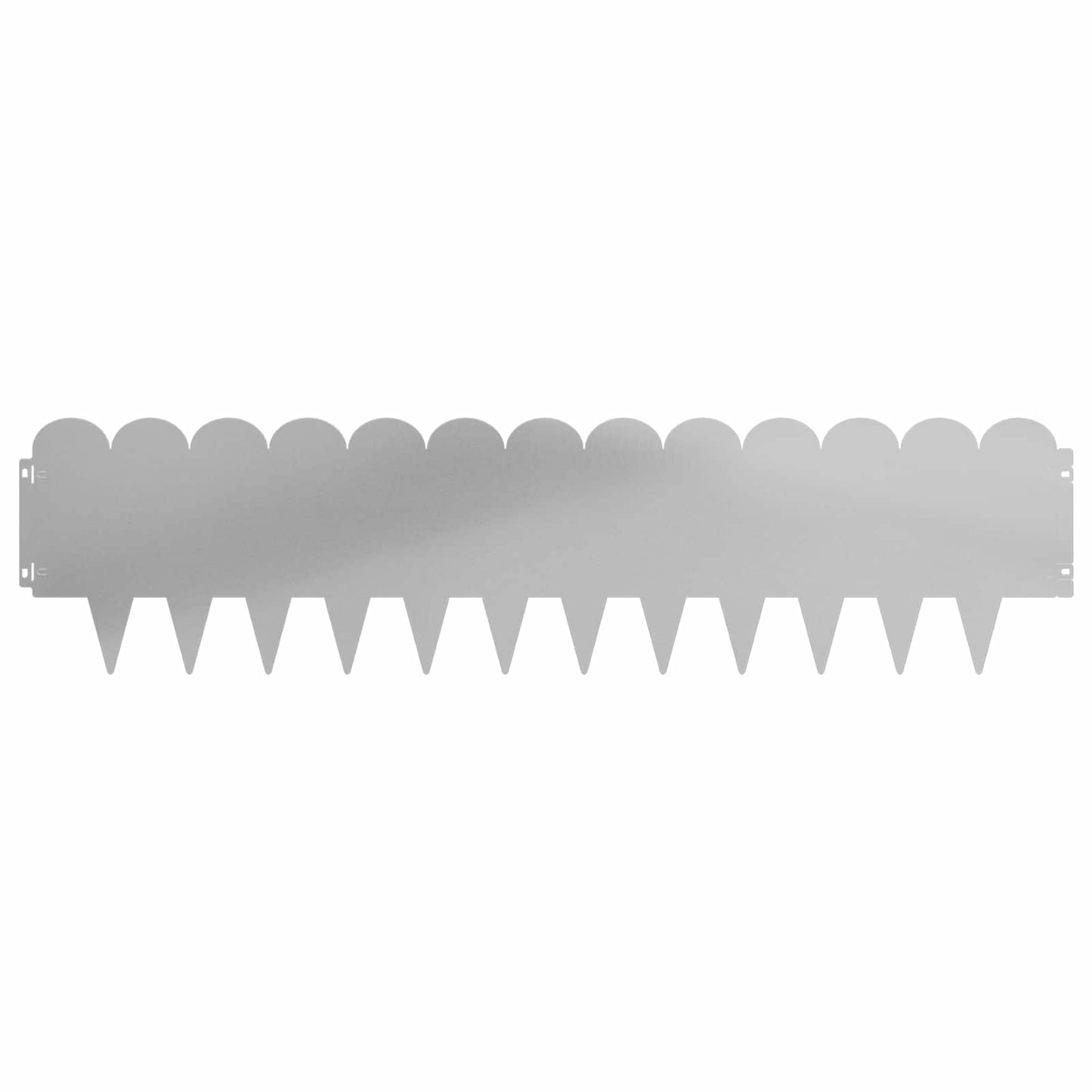 Plænekant 20 pcs 103 x 25 cm Stål Sølv