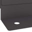Plænekant 10 pcs 102 x 4 x 4 cm Stål Sort