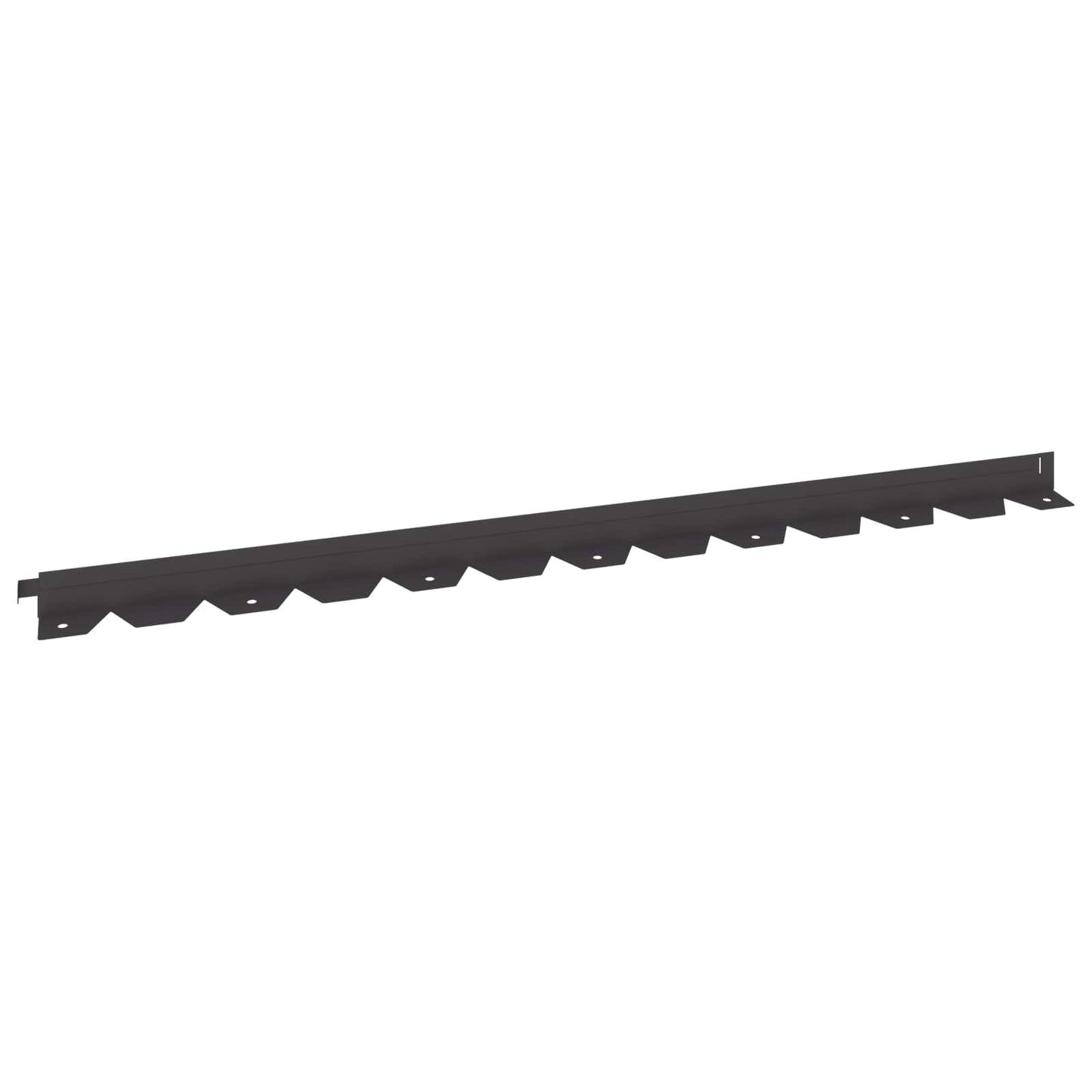 Plænekant 20 pcs 102 x 4 x 4 cm Stål Sort