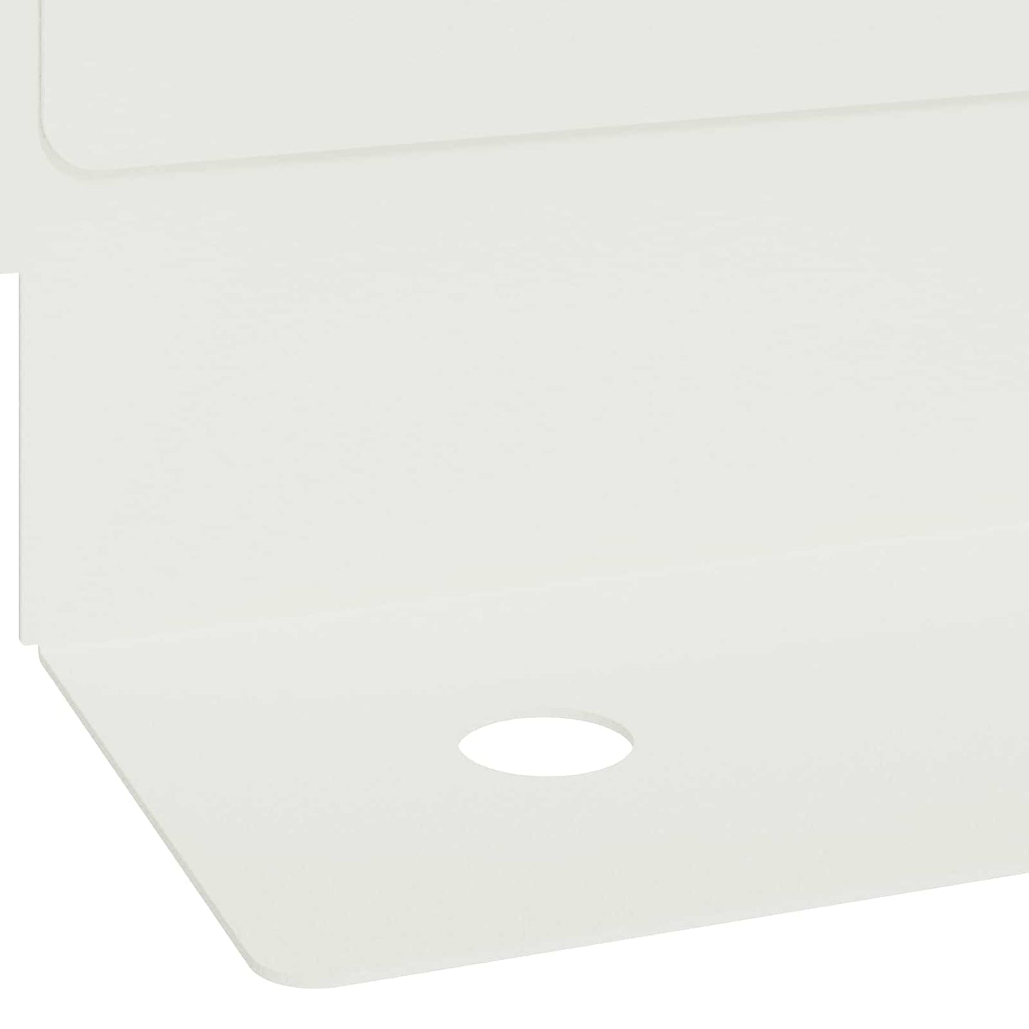 Plænekant 10 pcs 102 x 4 x 4 cm Stål Hvid
