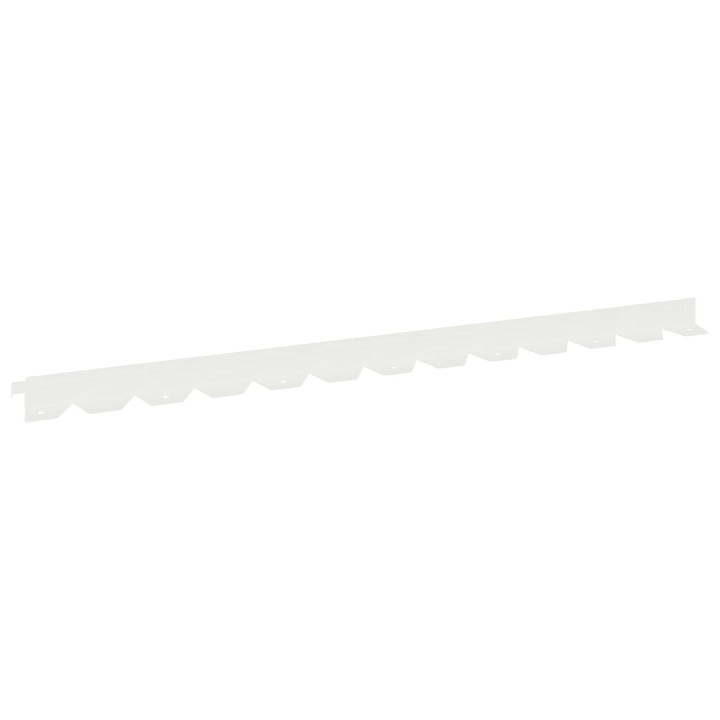 Plænekant 20 pcs 102 x 4 x 4 cm Stål Hvid