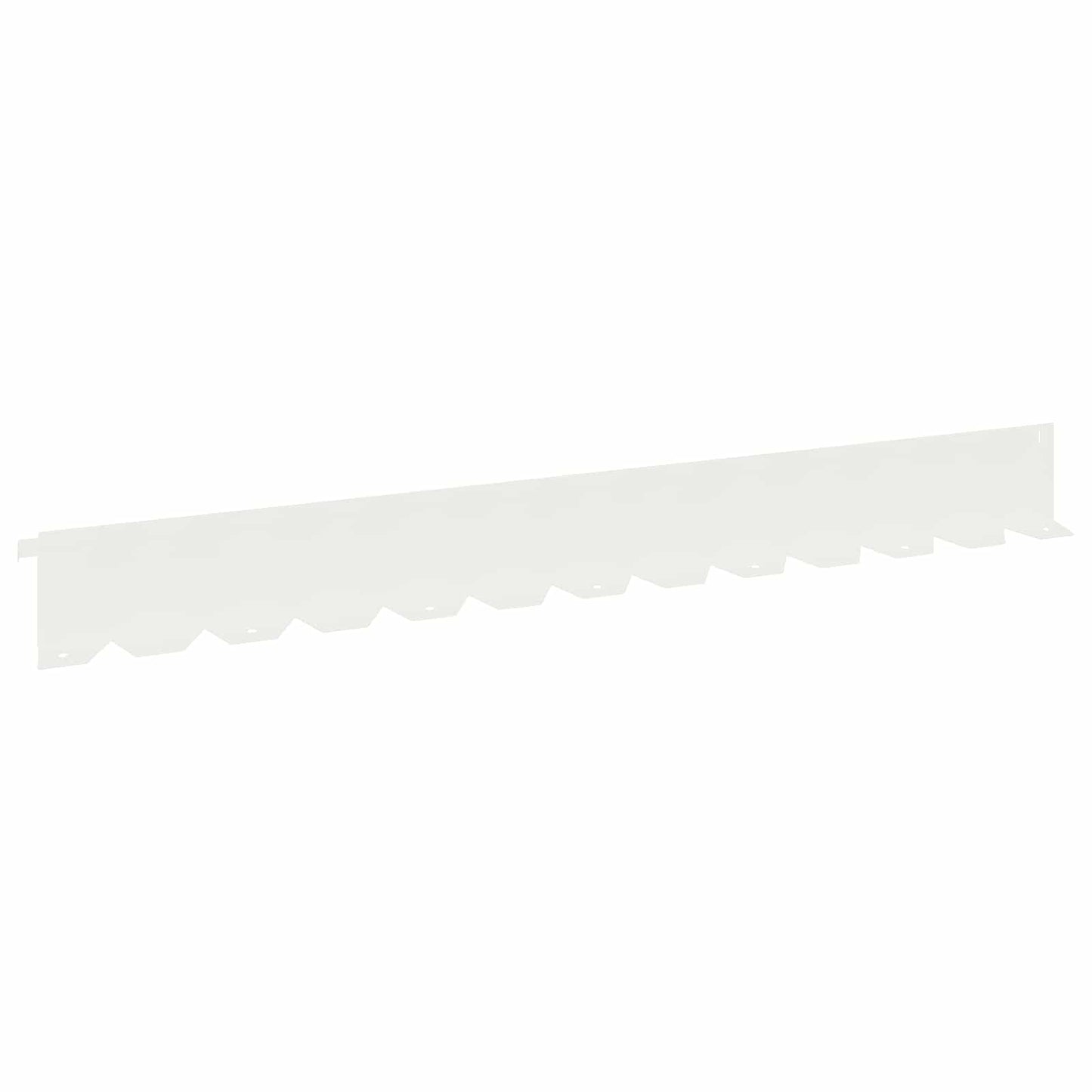 Plænekant 30 pcs 102 x 10 x 4 cm Stål Hvid