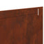 Plænekant 20 pcs 102 x 15 x 4 cm Stål Rusten