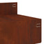 Plænekant 20 pcs 100 x 10 x 8 cm Stål Rusten