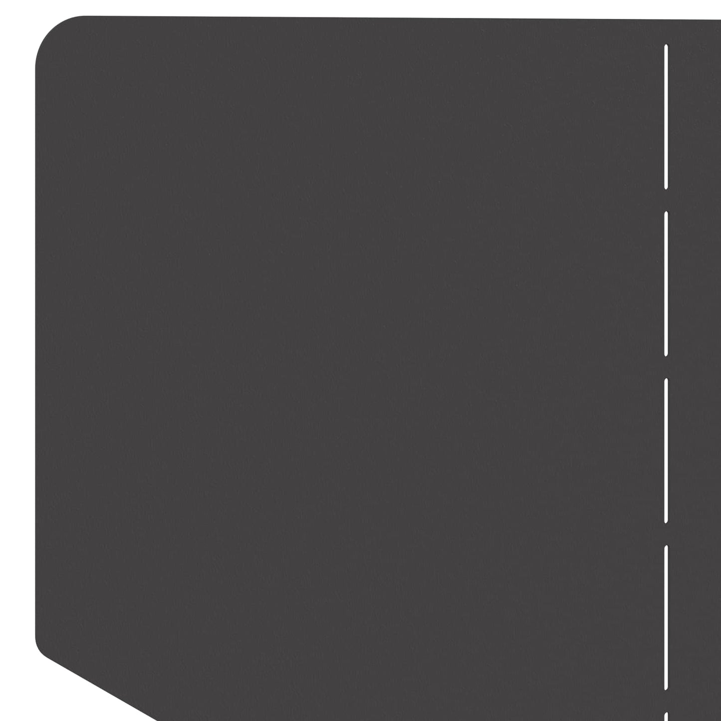 Plænekant 100 x 45 cm Stål Sort