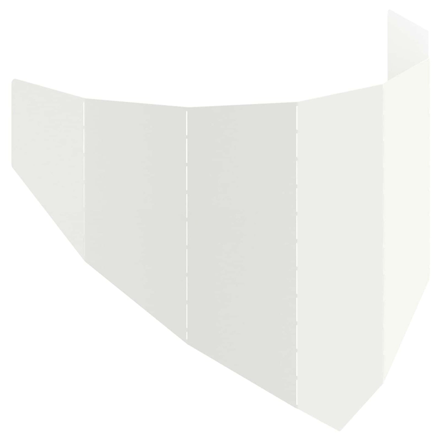 Plænekant 100 x 45 cm Stål Hvid