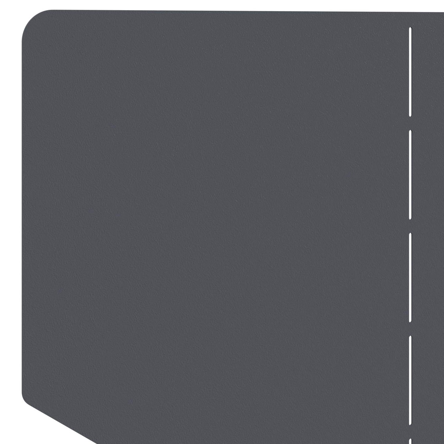 Plænekant 100 x 45 cm Stål Antracit